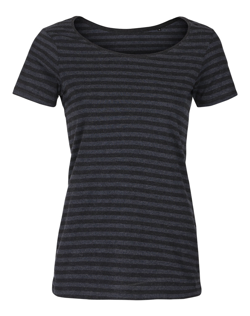 Lady Striped Tee Brand Yourself