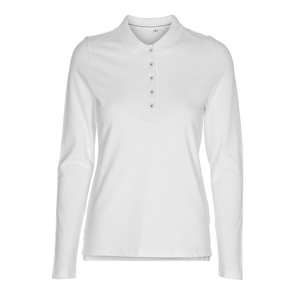 Lady Stretch Polo LS Brand Yourself